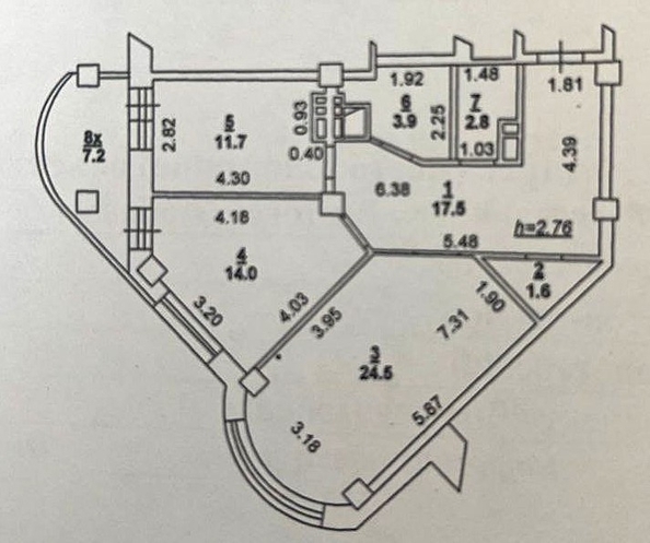 
  Продается 2-комн. квартира, 76 м², 40-летия Победы пр-кт, д. 85
. Фото 13.