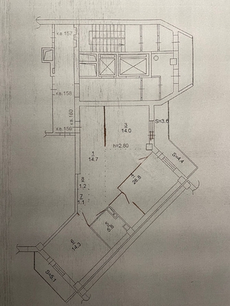 
  Продается 3-комн. квартира, 85 м², Краснофлотский пер, д. 22
. Фото 15.
