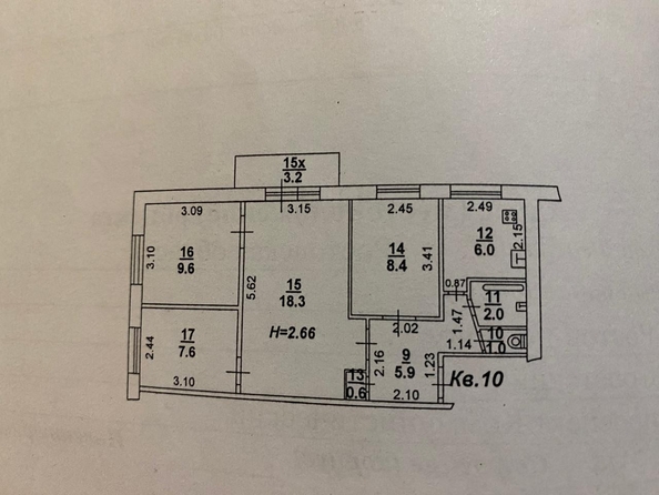 
  Продается 3-комн. квартира, 60.4 м², Коммунистический пр-кт, д. 21/4
. Фото 13.