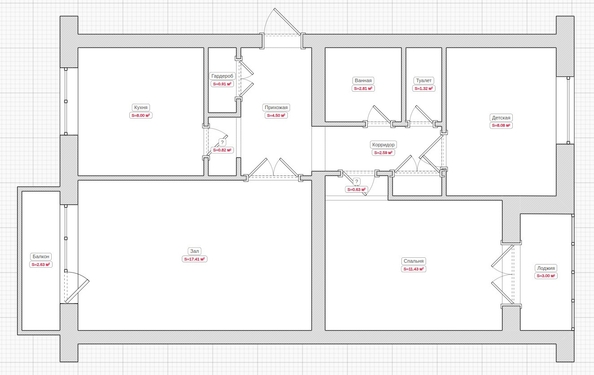 
  Продается 3-комн. квартира, 59 м², Гагринская ул, д. 9/2
. Фото 28.