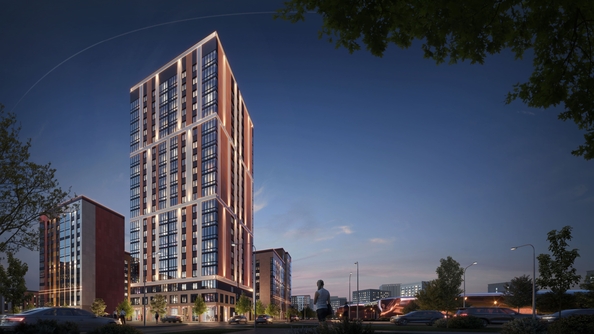 
  Продается 1-комн. квартира, 32.6 м², ЖК Smartpolet (Полёт), литер 1.2
. Фото 2.