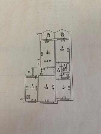 
  Продается 4-комн. квартира, 81.4 м², Горшкова пр-кт, д. 6
. Фото 28.