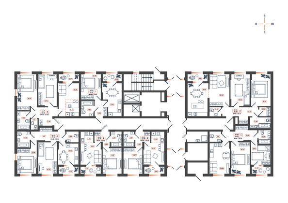 
  Продается 2-комн. квартира 38.56 м², в ЖК Темп, дом 1. Фото 21.