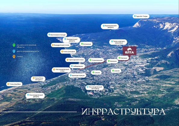 
  Продается 1-комн. квартира 44.44 м², в ЖК Клубный дом Ялта. Фото 19.