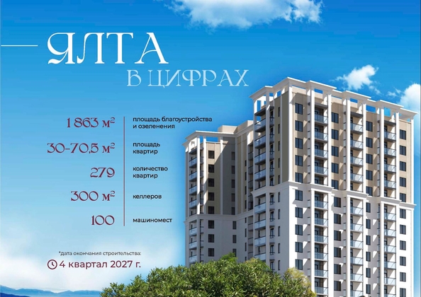 
  Продается 2-комн. квартира 70.25 м², в ЖК Клубный дом Ялта. Фото 18.