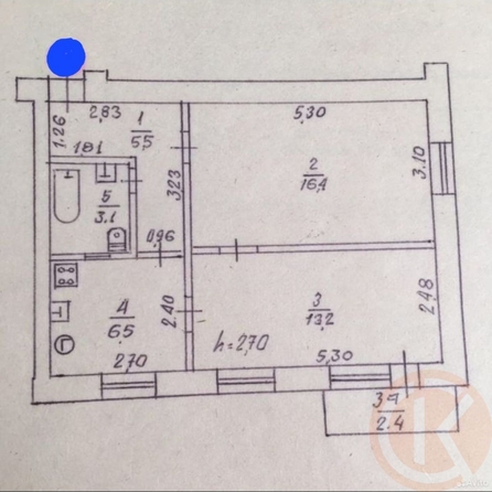 
  Продается 2-комн. квартира 44.7 м². Фото 19.