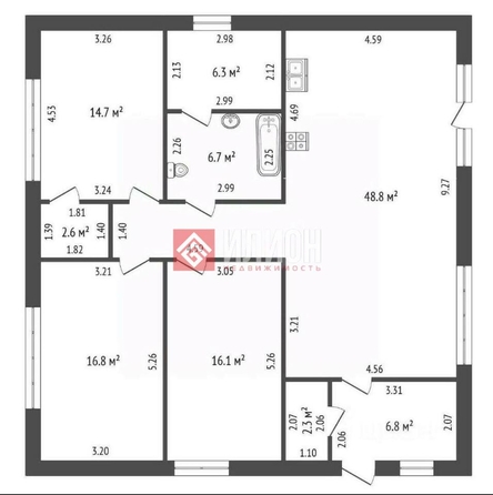 
  Продается коттедж 114.4 м². Фото 13.