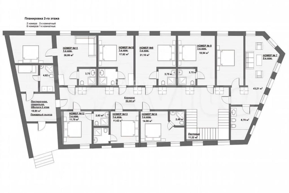 
  Продается гостиница 617 м². Фото 20.
