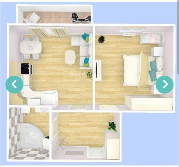 
  Продается апартамент 35.1 м². Фото 2.