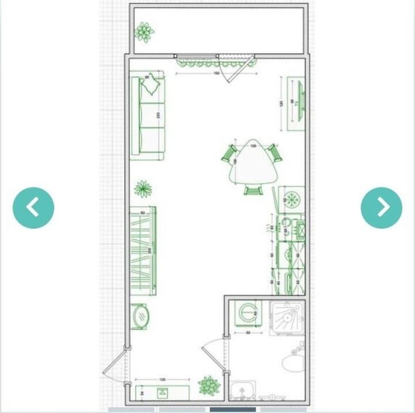 
  Продается апартамент 35 м². Фото 4.