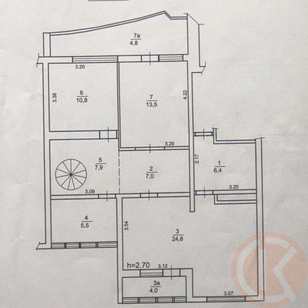 
  Продается 4-комн. квартира 169.6 м². Фото 6.
