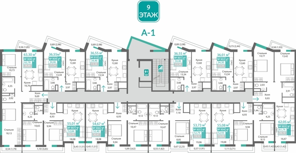 
  Продается 2-комн. квартира 62.78 м², в ЖК Барбарис. Фото 1.