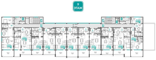 
  Продается номер в отеле 56.34 м², в ГК Золотые пески. Фото 1.