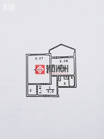 
  Продается 1-комн. квартира 30 м². Фото 15.