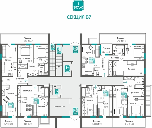 
  Продается 2-комн. квартира 71.37 м², в ЖК Горизонты 1. Фото 1.
