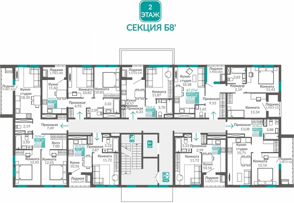 
  Продается 1-комн. квартира 30.1 м², в ЖК Горизонты 3. Фото 1.