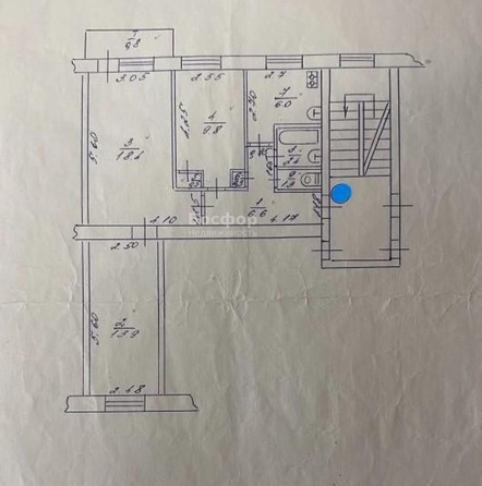 
  Продается 3-комн. квартира 59.2 м². Фото 12.