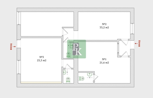 
  Продается универсальное помещение 23.3 м². Фото 4.