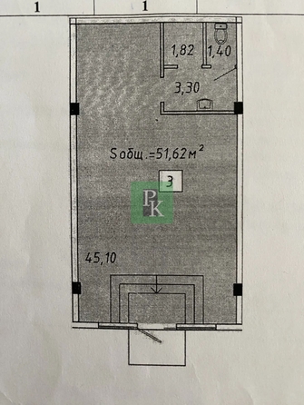 
  Продается универсальное помещение 51.62 м². Фото 8.