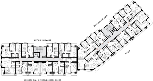 
  Продается 1-комн. квартира 56.81 м², в ЖК Прибрежный дом. Фото 1.