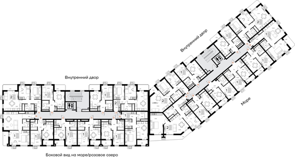 
  Продается 1-комн. квартира 56.87 м², в ЖК Прибрежный дом. Фото 1.