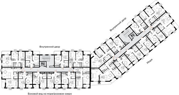 
  Продается 2-комн. квартира 88.74 м², в ЖК Прибрежный дом. Фото 1.