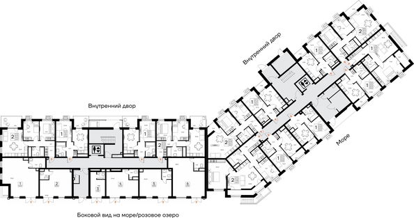 
  Продается 2-комн. квартира 81.51 м², в ЖК Прибрежный дом. Фото 1.