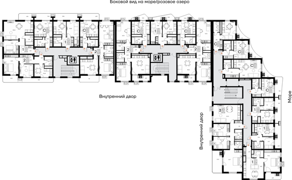 
  Продается 2-комн. квартира 71.66 м², в ЖК Прибрежный дом. Фото 1.