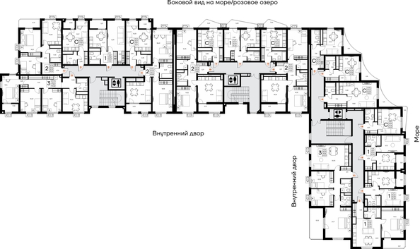 
  Продается 2-комн. квартира 72.45 м², в ЖК Прибрежный дом. Фото 1.