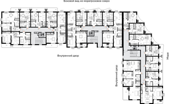 
  Продается 2-комн. квартира 64.6 м², в ЖК Прибрежный дом. Фото 1.