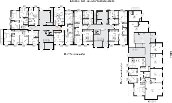
  Продается 2-комн. квартира 59.63 м², в ЖК Прибрежный дом. Фото 1.