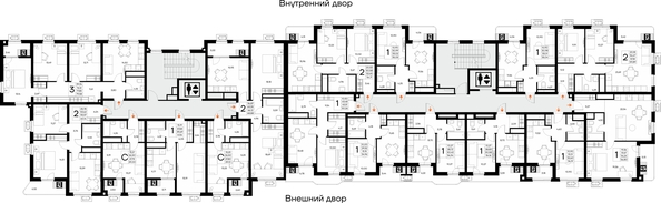 
  Продается 3-комн. квартира 79.58 м², в ЖК Прибрежный дом. Фото 1.