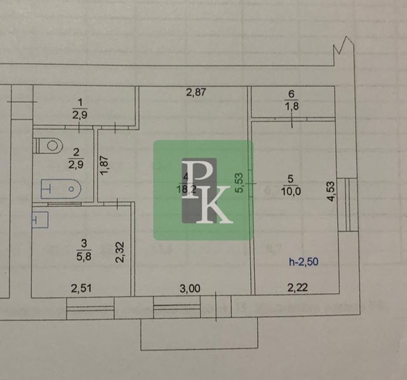 
  Продается 2-комн. квартира 41.6 м². Фото 16.