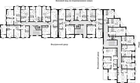 
  Продается 1-комн. квартира 56.55 м², в ЖК Прибрежный дом. Фото 1.