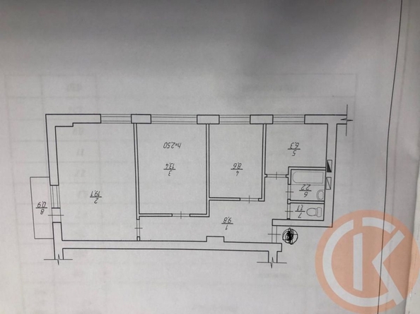 
  Продается 3-комн. квартира 60.5 м². Фото 2.