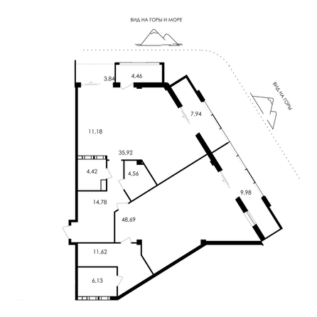
  Продается апартамент 163.52 м², в АО Парк Плаза. Фото 1.