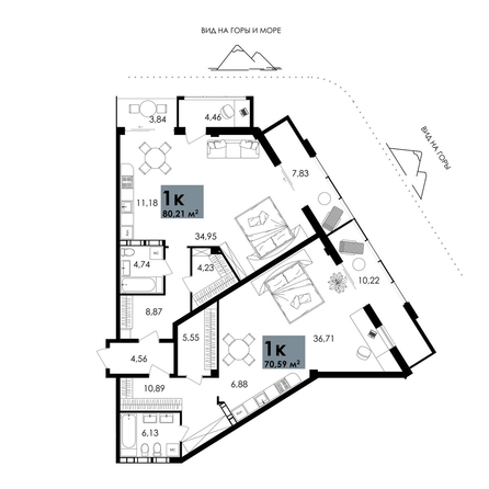 
  Продается апартамент 163.29 м², в АО Парк Плаза. Фото 2.