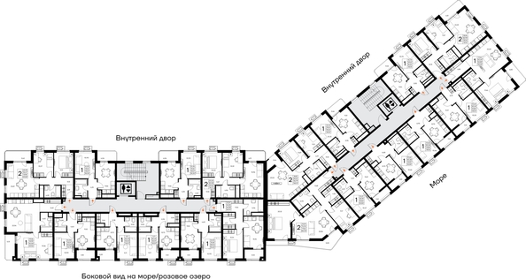 
  Продается 2-комн. квартира 54.71 м², в ЖК Прибрежный дом. Фото 1.
