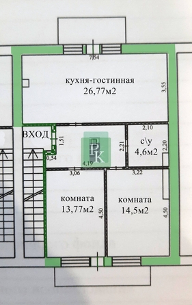 
  Продается 3-комн. квартира 66.7 м². Фото 21.