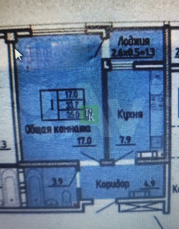 
  Продается 1-комн. квартира 33.7 м². Фото 14.