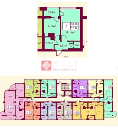 
  Продается 1-комн. квартира 33.9 м². Фото 17.