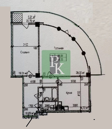 
  Продается 2-комн. квартира 77.7 м². Фото 34.