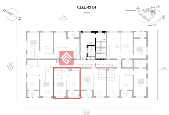
  Продается 1-комн. квартира 38.2 м². Фото 3.
