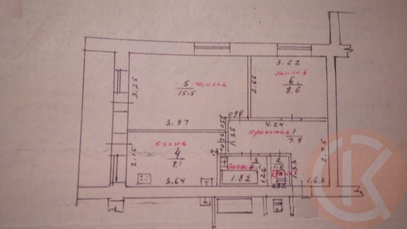 
  Продается 2-комн. квартира 43.2 м². Фото 9.