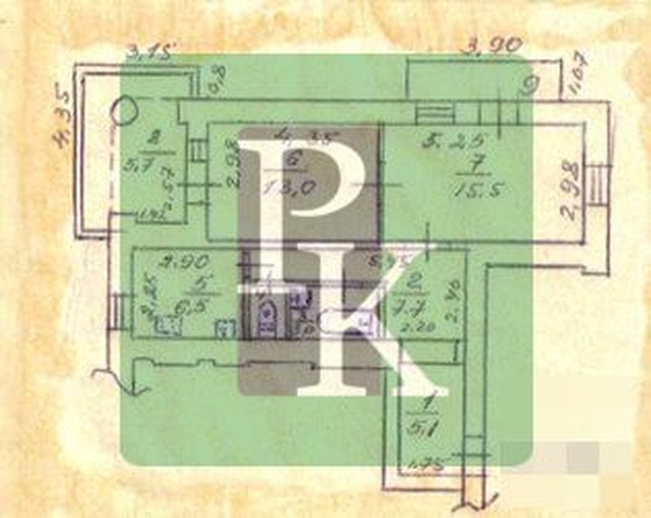 
  Продается 2-комн. квартира 51.9 м². Фото 29.