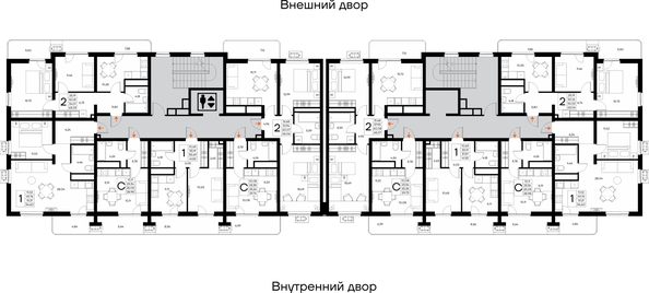 
  Продается 2-комн. квартира 62.83 м², в ЖК Прибрежный дом. Фото 2.