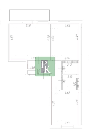
  Продается 2-комн. квартира 70.6 м². Фото 2.