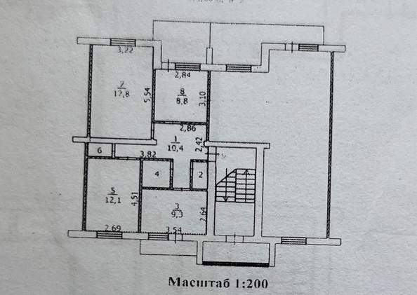 
  Продается 3-комн. квартира 64.1 м². Фото 23.