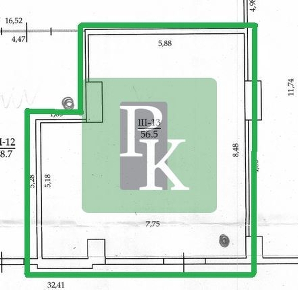 
  Сдается универсальное помещение 55.6 м². Фото 12.