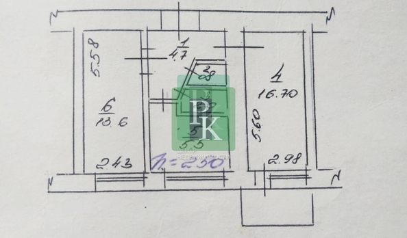 
  Продается 2-комн. квартира 43.3 м². Фото 23.